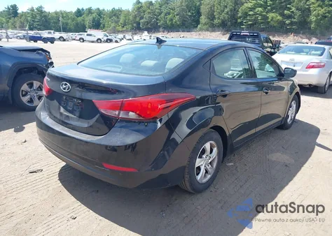 2014 Hyundai Elantra Se z USA, uszkodzony, nr VIN 5NPDH4AEXEH538114